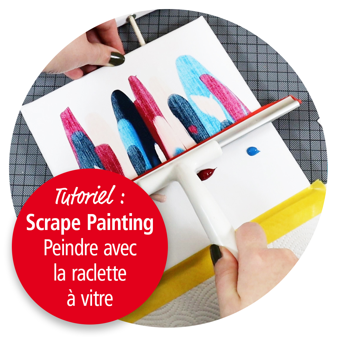 Blog: Scrape Painting – Peindre avec la raclette à vitre
